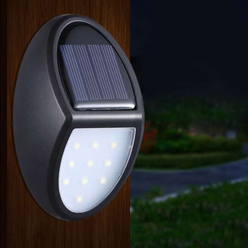 Jual Solar Wall Lamp Outdoor Led Garden Night Light For Patio Backyard Park Yard Online November 2020 Blibli Com