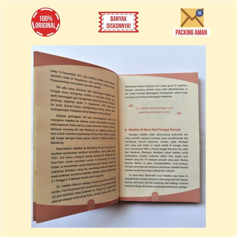 Jual Buku Biografi Sukses Kisah Perjuangan Inspirasi B J Habibie Murah Mei 2021 Blibli