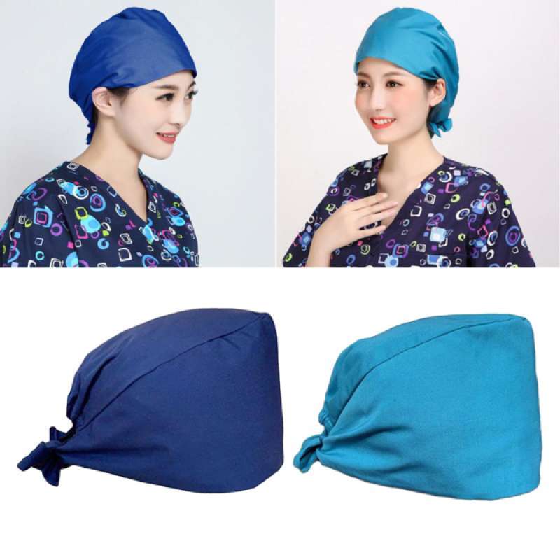 Promo 2x Scrub Surgical Cap Nurse 