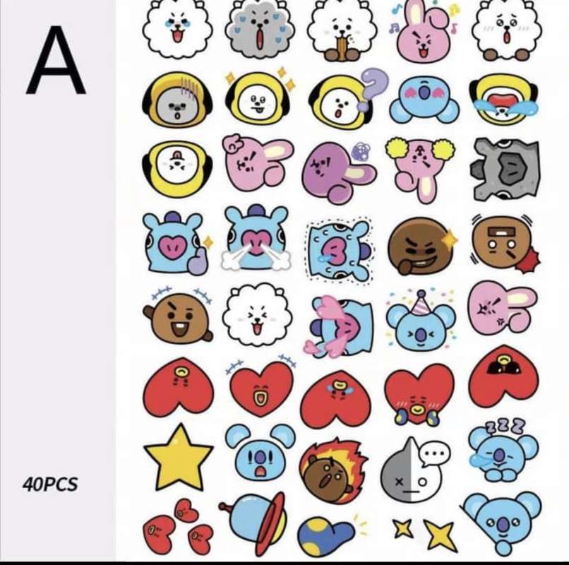 Jual Sticker Bts A B Online Maret 2021 Blibli Stiker dan boneka bts v, stiker dan boneka jimi. sticker bts a b