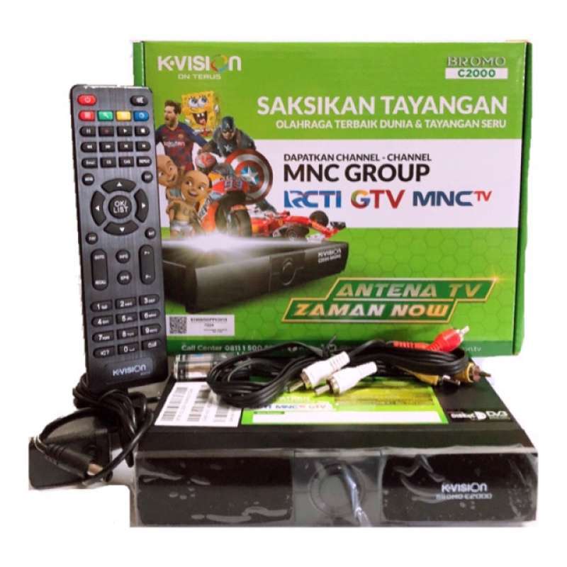 Jual Paket parabola mini K-vision Bromo c2000 tanpa dish, bisa menggunakan  dish/antena bekas Online Januari 2021 | Blibli