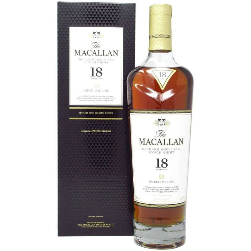 Jual Macallan 18 Years Old Sherry Oak 700ml Online November 2020 Blibli