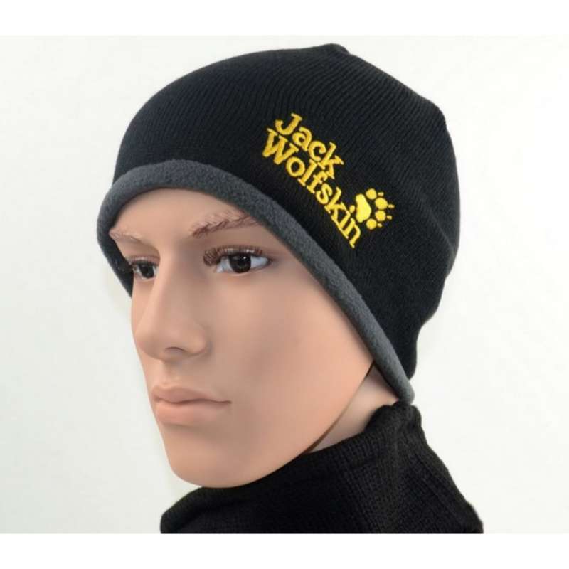 TOPI KUPLUK RAJUT JACK WOLF SKIN CAP di 
