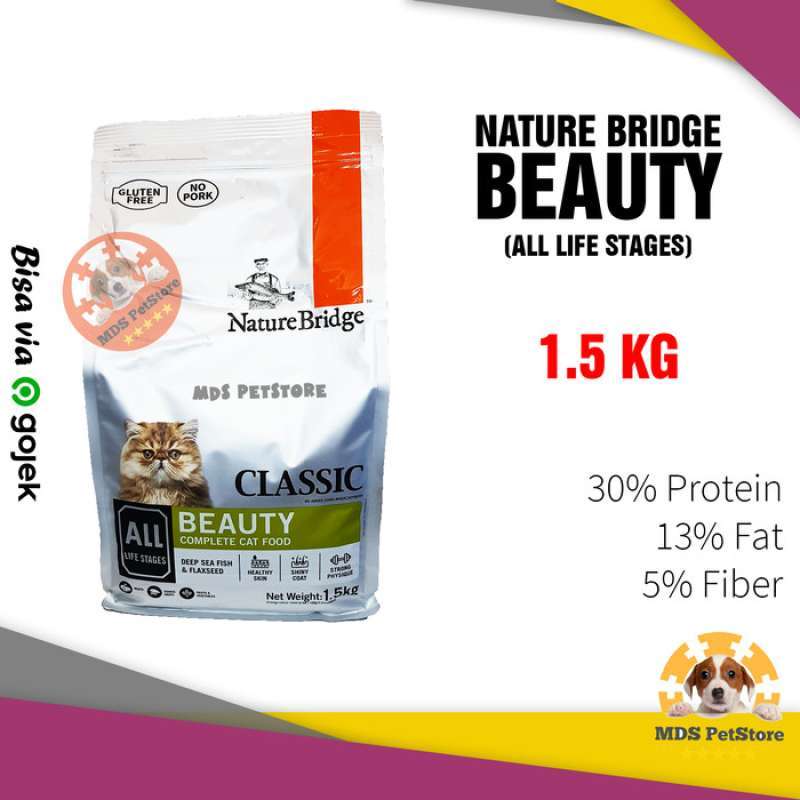 Nature bridge top cat food