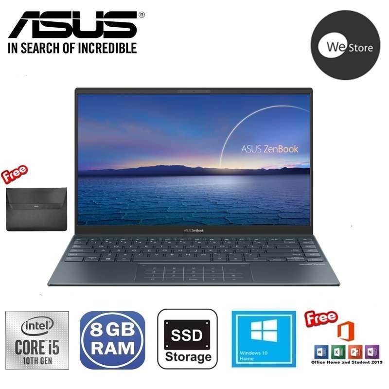 Jual Asus Zenbook Ux425ja Bm501t Notebook I5 1035g1 8gb 512gb Ssd 14 Fhd Numberpad Win10 Office Home Student Pine Grey Online Desember 2020 Blibli