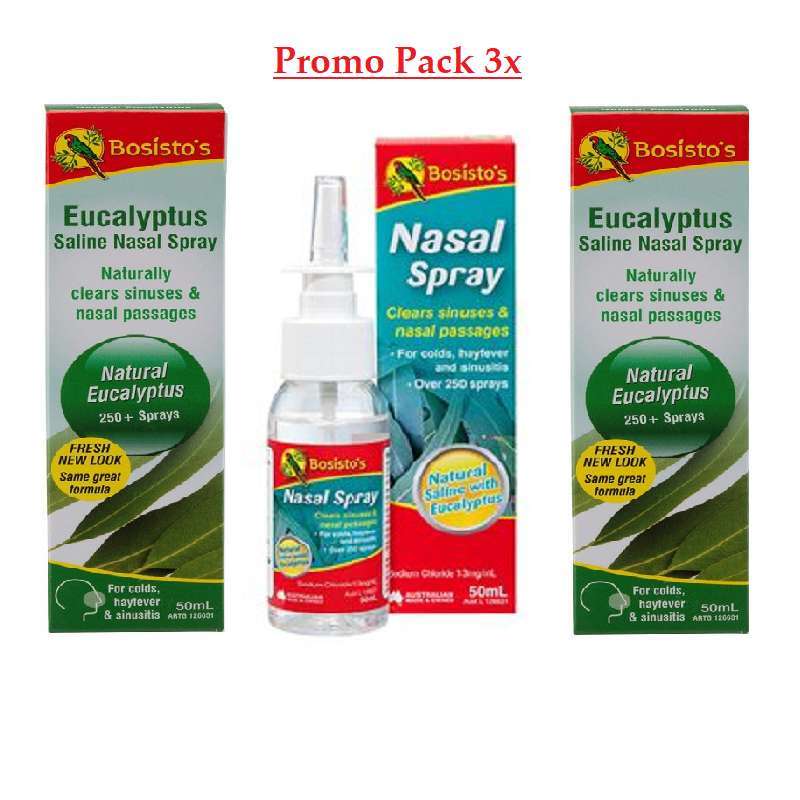 Jual Bosisto S Eucalyptus Nasal Spray 50 Ml Pack Of 3 Online Oktober 2020 Blibli Com