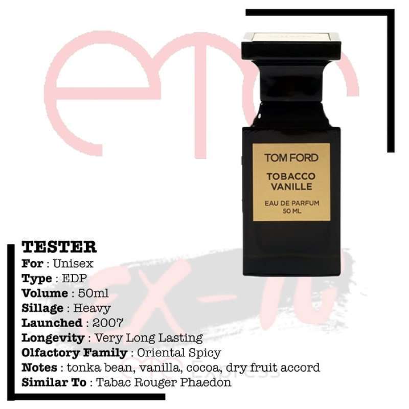 Jual Tom Ford Private Blend Tobacco Vanille Edp Parfum Pria 50 Ml Tester No Box Online November 2020 Blibli