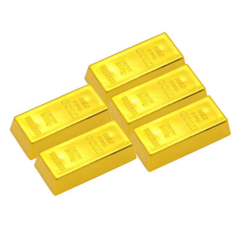 Jual Oem Fake Plastic Gold Bar Magic Prop Table Halloween Decoration Bullion Props 5 Pcs Online Oktober 2020 Blibli Com
