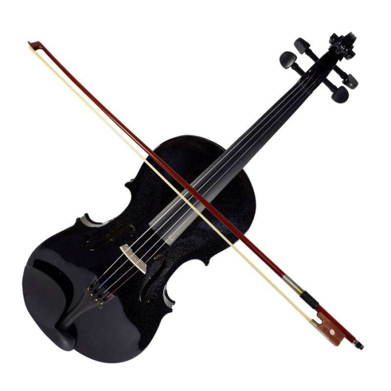 Promo Biola Violin 4 4 Full Solid Wood Lespoir Hardcase Bow Rosin