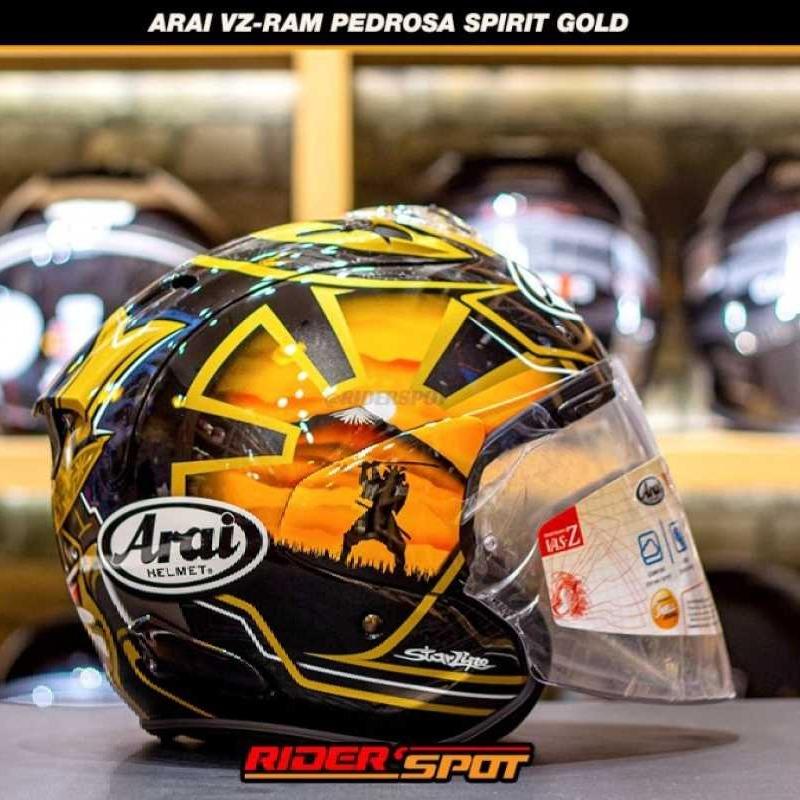 Arai vz ram best sale pedrosa gold spirit