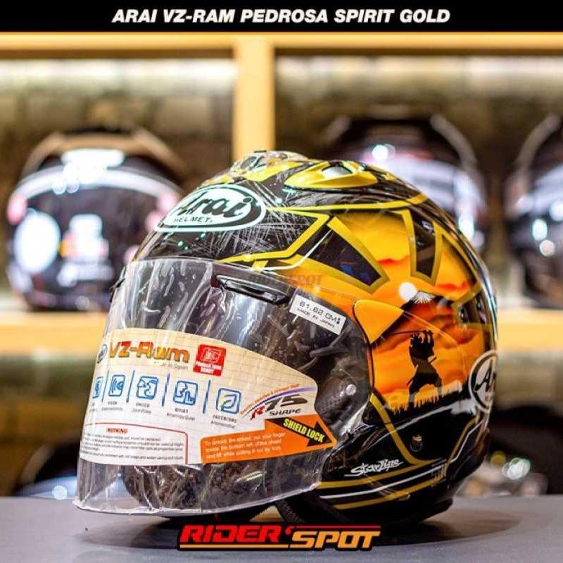 Arai vz ram sale pedrosa gold spirit
