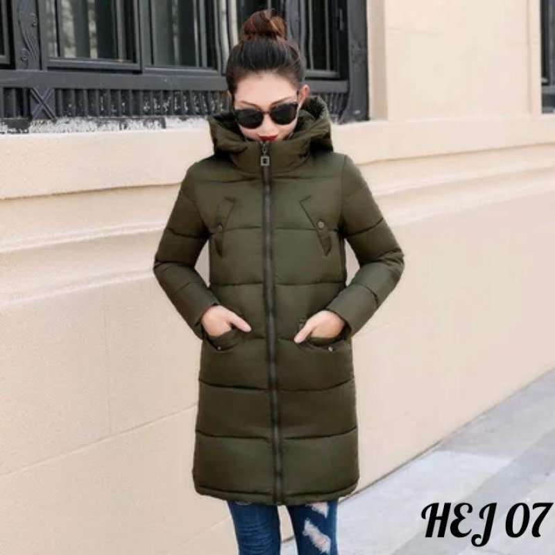 Promo Jaket Wanita Tebal Winter Mantel Long Coat Jubah Terbaru