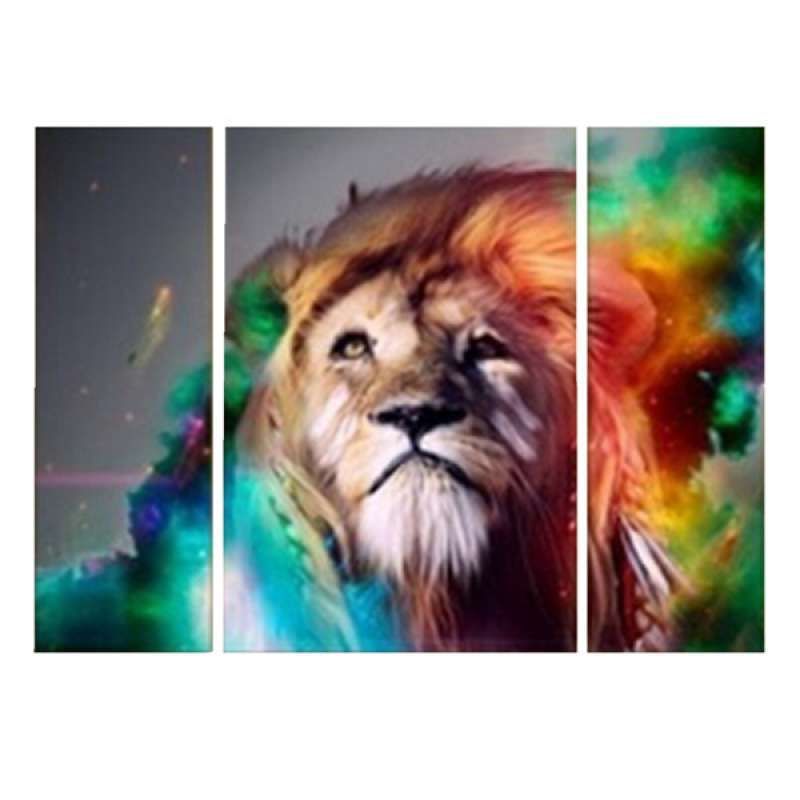 Jual 3x Canvas Modern Lion Animal Home Decor Wall Art Painting Picture Print Diy Online Februari 2021 Blibli
