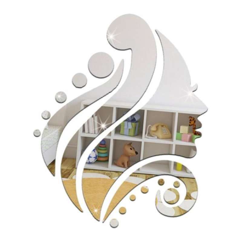Jual Wall Sticker Acrylic 3d Mirror Mural Craft Home Decor Flower Cabinet Pattern Terbaru Juli 2021 Blibli