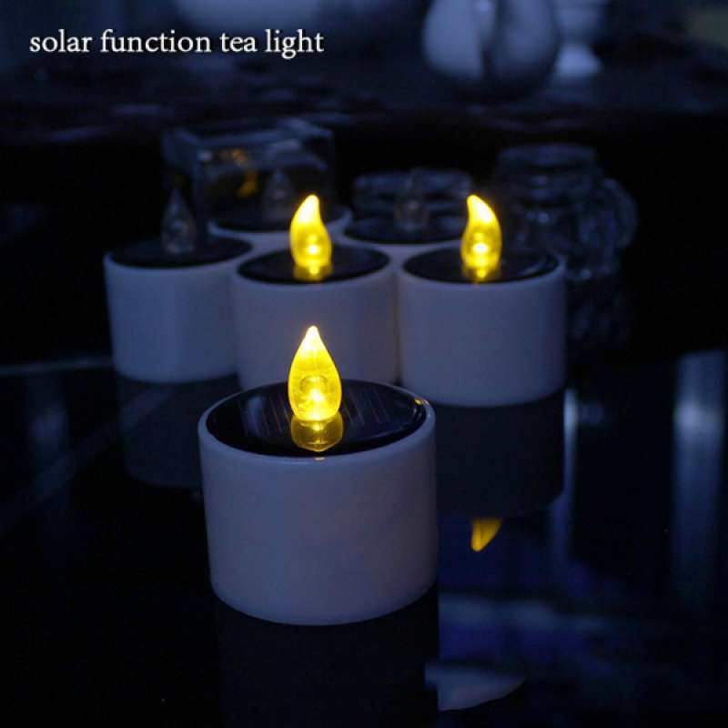 6PCS LED Flickering Flameless Battery Operated Taper Dinner Party Candles Lights 