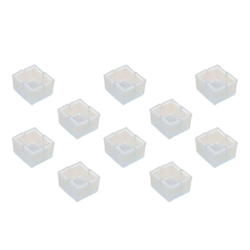 Jual 10pcs Chair Leg Caps Square Furniture Leg Covers Chair Leg Floor Protectors Online November 2020 Blibli Com