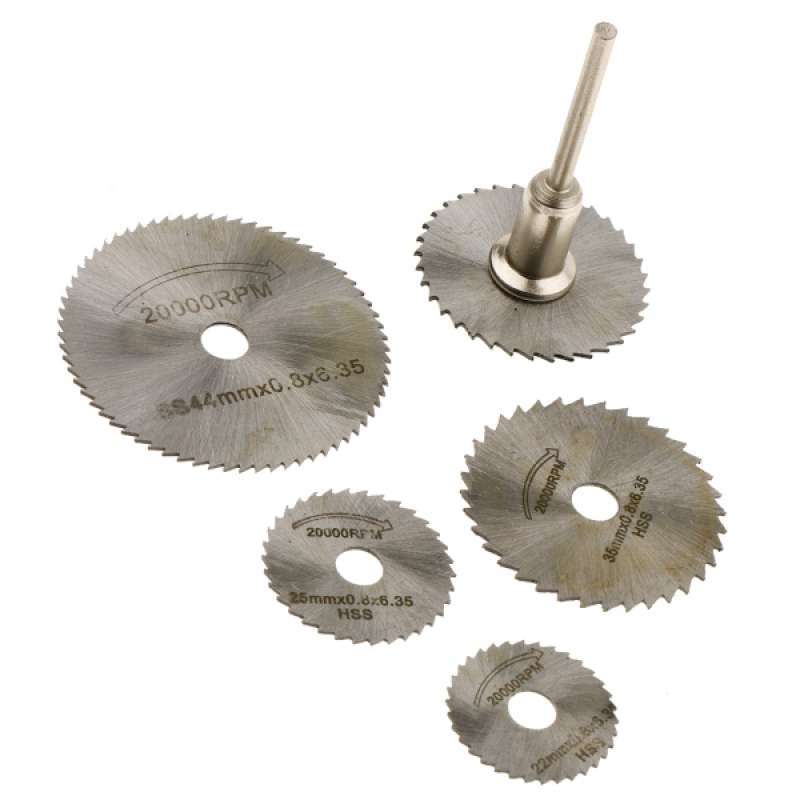 Circular Cutting Saw Blade Discs And 2 Mandrels Drill Attachment For Rotary Tool