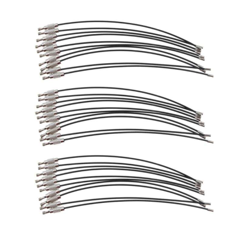 Promo 30Pcs Cable Wire Loop Luggage Tag 
