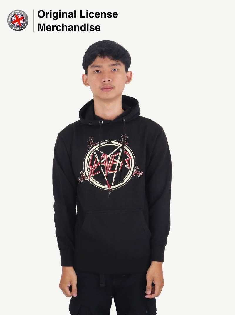 Slayer on sale pentagram hoodie