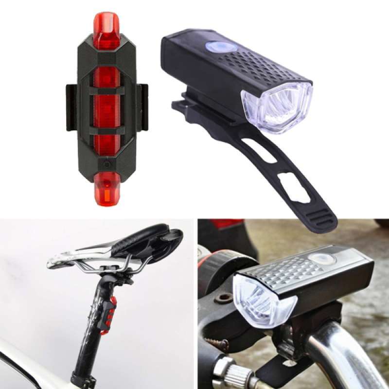 Promo Bike Headlight Cycling Riding 