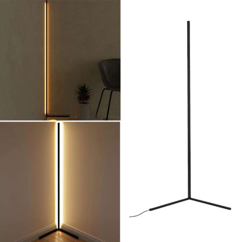 warm light led floor lamp modern metal pole corner standing lamp 110v us plug