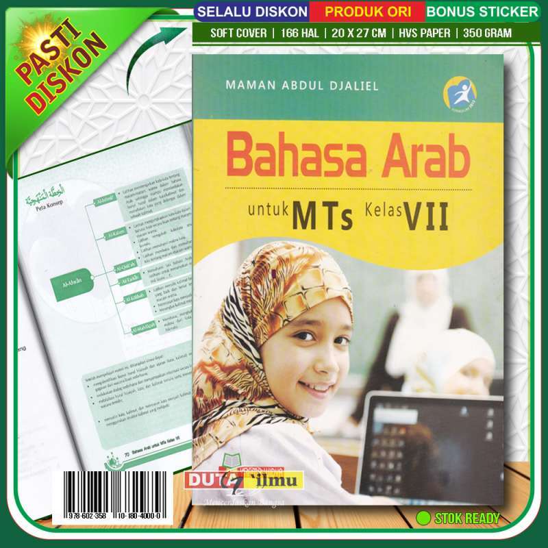 Jual Pelajaran Bahasa Arab Untuk Mts Kelas 7 Yrama Widya Online Januari 2021 Blibli