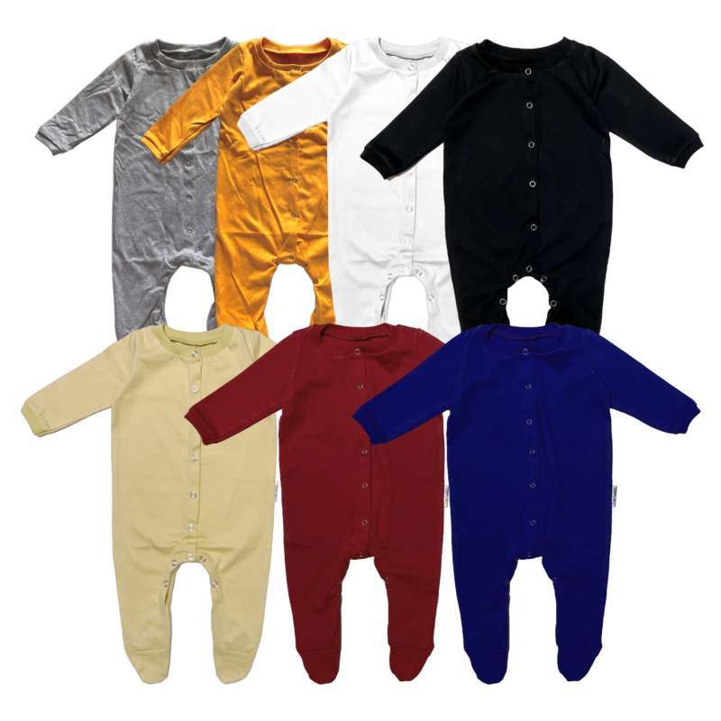 Jual Baju Bayi Jumper Onesie Baby Black 0 6 Bulan di Seller