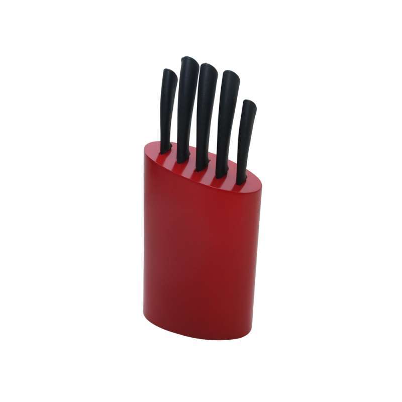 Jual Cooking Color Garnet Set Pisau Blok 5 Pcs Online November 2020 Blibli