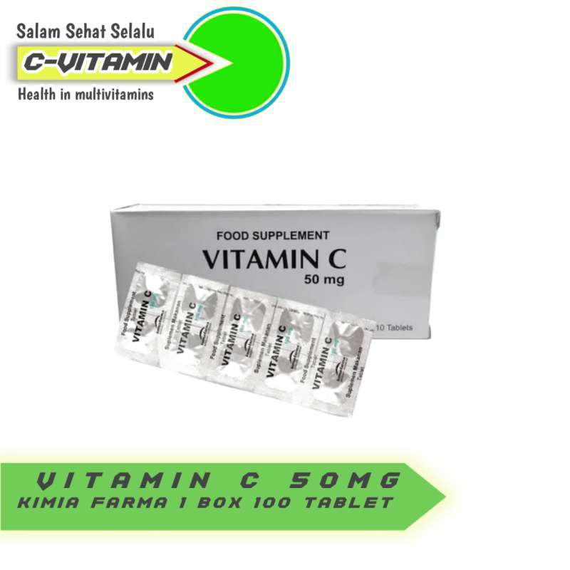Vitamin C 50mg Tablet Kimia Farma Box 100 Tab Terbaru Agustus 21 Harga Murah Kualitas Terjamin Blibli Vitamin C 50mg Tablet Kimia Farma Box 100 Tab Terbaru Agustus 21 Harga Murah Kualitas Terjamin Blibli