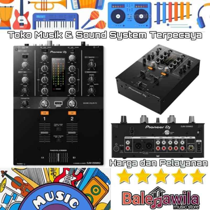 Promo Mixer PIONEER Dj DJM250 MKII DJM 250 MK2 DJM-250MK2 ORIGINAL Pioneer  DJ DJM-250MK2 2-channel DJ Mixer ORIGINAL Garansi Resmi di Seller BALE  HAWILA - Kota Surabaya, Jawa Timur | Blibli