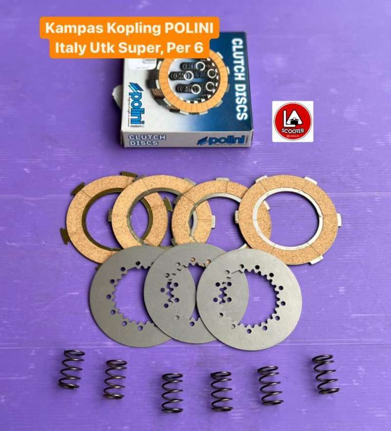 Jual Kampas Kopling Polini Italy Per Utk Vespa Super, Sprint