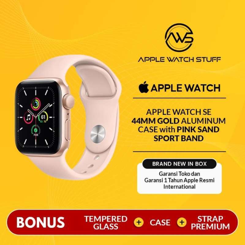 Apple Watch SE Gold Aluminum case 44mm 