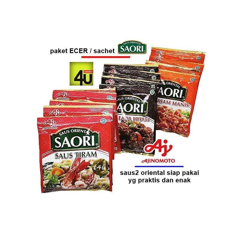 Jual Saori Saus Oriental Saus Lada Hitam 26 Ml Sachet Bumbu Instan Online Oktober 2020 Blibli Com