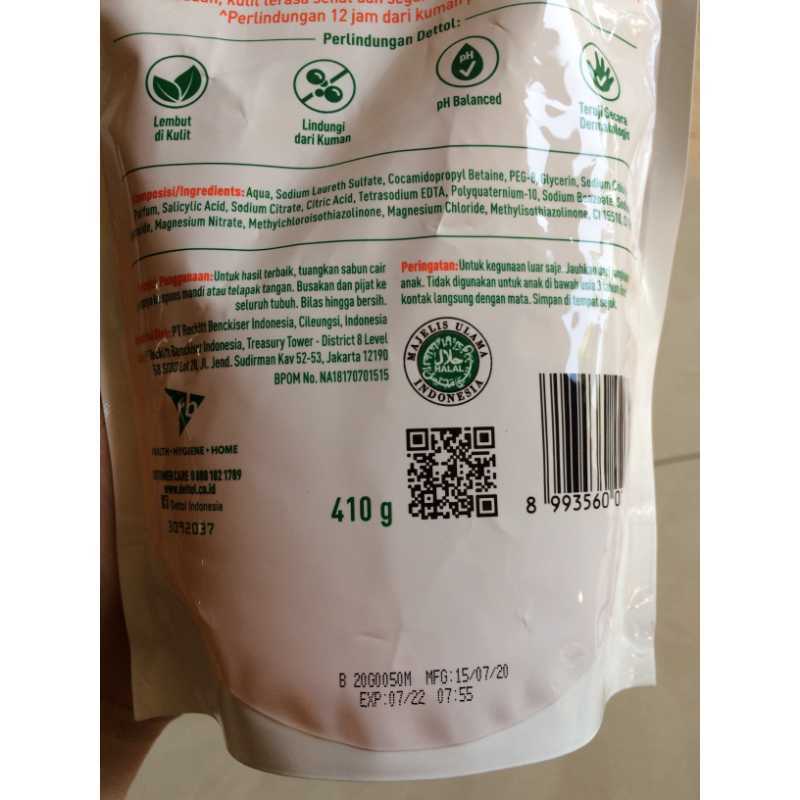 Jual Sabun Mandi Cair Dettol Body Wash Re-Energize 410ml ...