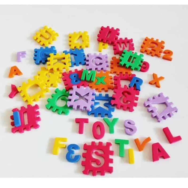 Jual Mainan Edukasi Anak Puzzle Anak Sponge Mainan Puzzle Huruf Dan Angka Online Desember 2020 Blibli