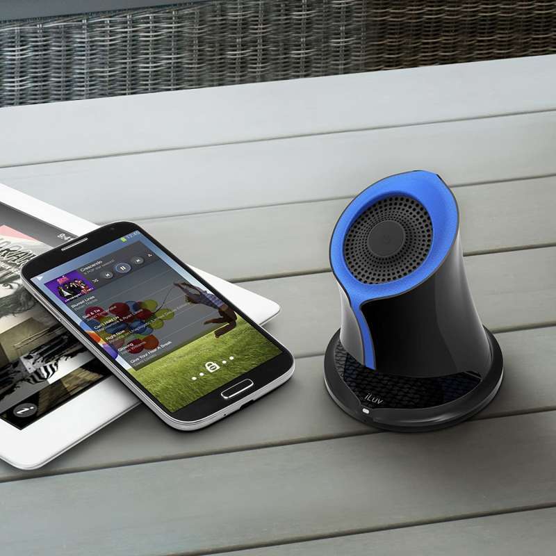 iluv syren portable bluetooth speaker with nfc enabled for smartphones tablets