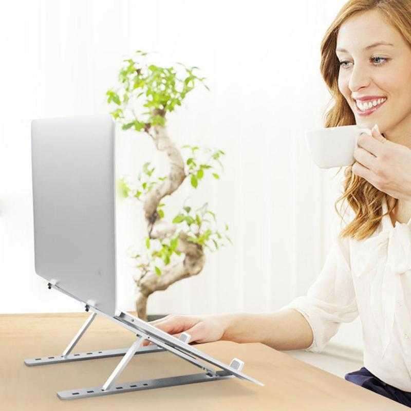 Jual Nuoxi Laptop Stand Aluminium Foldable Adjustable 6 Height N3 Online Oktober 2020 Blibli Com