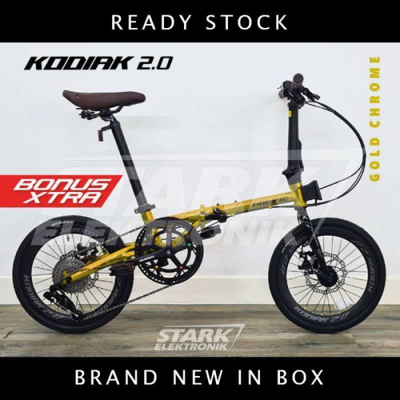 Promo Pacific Kodiak 2.0 16Inch Sepeda Lipat Folding Bike Gold