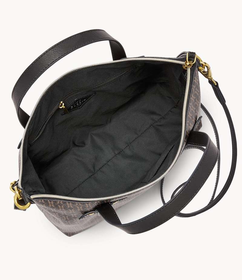 Fossil felicity satchel clearance black