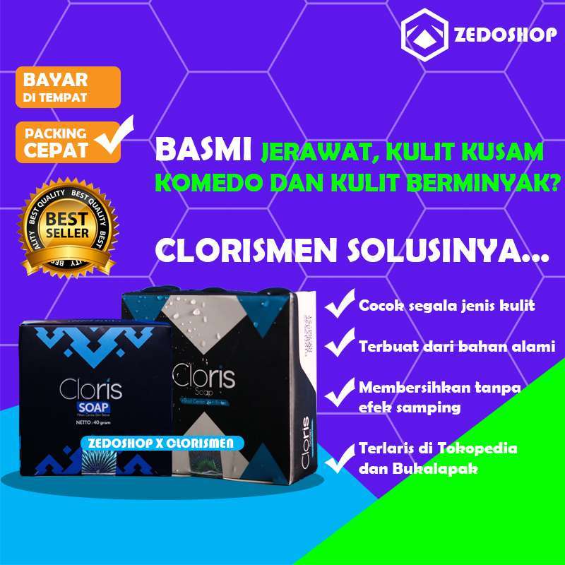 Cloris Men Soap 80 Gram Clorismen Soap Sabun Pria Pembersih Wajah Jerawat Kusam Flek Hitam Berminyak Dan Komedo Terbaru Juli 2021 Harga Murah Kualitas Terjamin Blibli