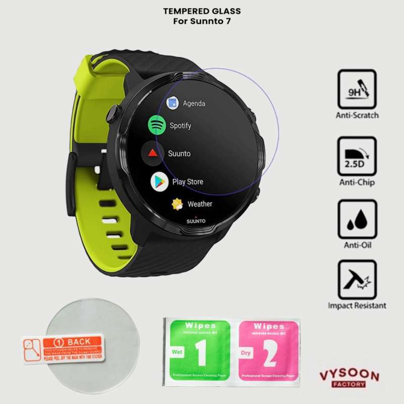 Jual Anti Gores Tempered Glass Screen Guard Smartwatch Jam Suunto