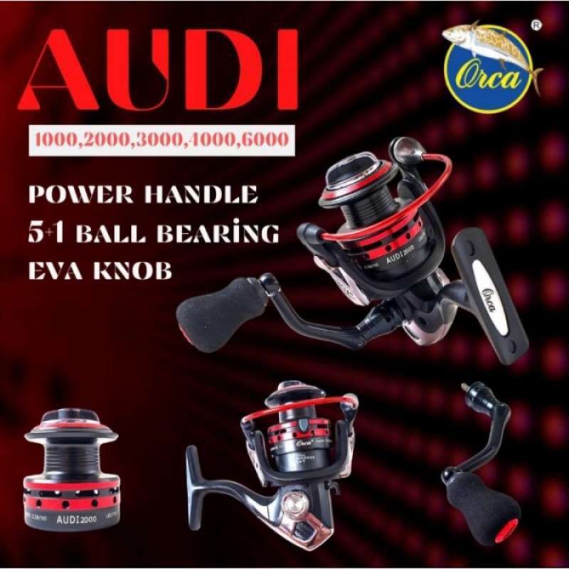 audi fishing reel Jual Reel Power Handle Orca Audi 1000 2000 3000 4000 6000 - 3000 Di Seller  Ifa Fishing Storee - Ngestiharjo, Kab. Bantul