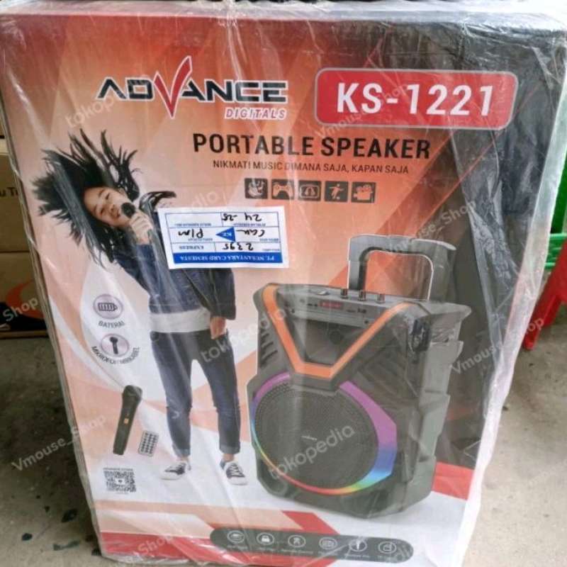 Speaker portable best sale advance 12 inch