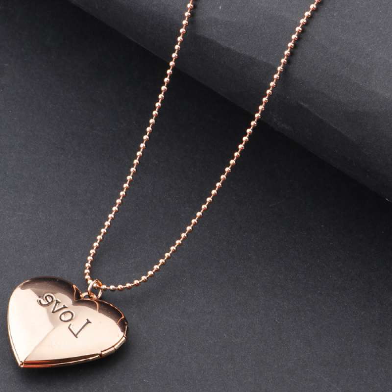 Promo Love Heart Locket Necklace 