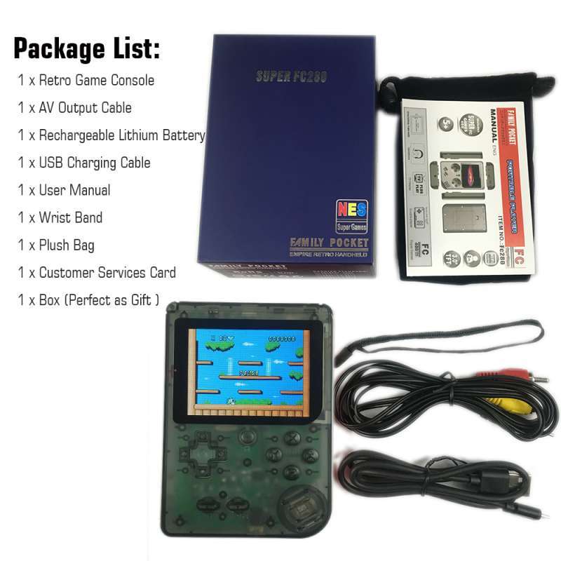 retro gaming box games list