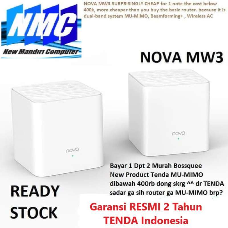 tenda nova mw3 isi 2 set whole home wifi mesh system