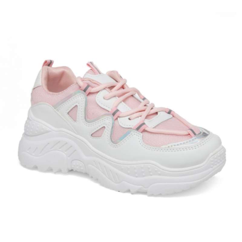 Sepatu sneakers pink Clearance