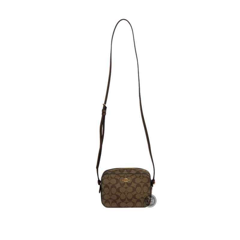 Coach tas top beige