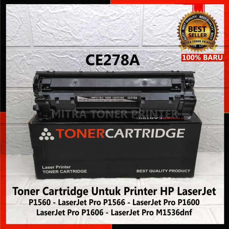 Jual Toner Cartridge Printer HP LaserJet Pro P1560/P1606/M1536. BestQuality  CE278A di Seller PrintStore - Kota Jakarta Selatan, DKI Jakarta | Blibli
