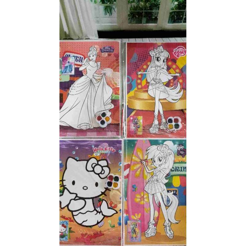 Jual 1pcs Mainan Mewarnai Dengan Cat Air Online Februari 2021 Blibli